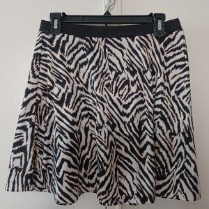 NEW H&M Zebra Printed Skirt - size 12
